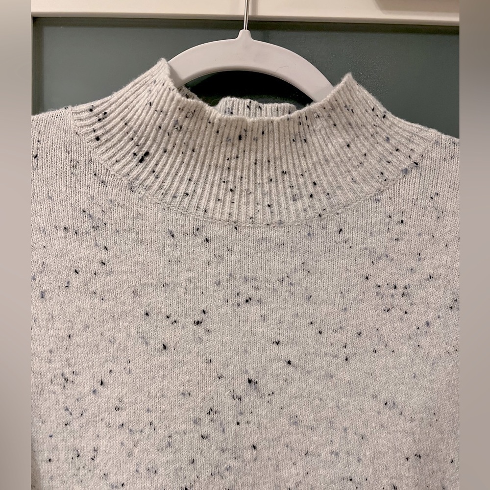 Loft Flecked Turtleneck Tunic Sweater - Picture 5 of 9
